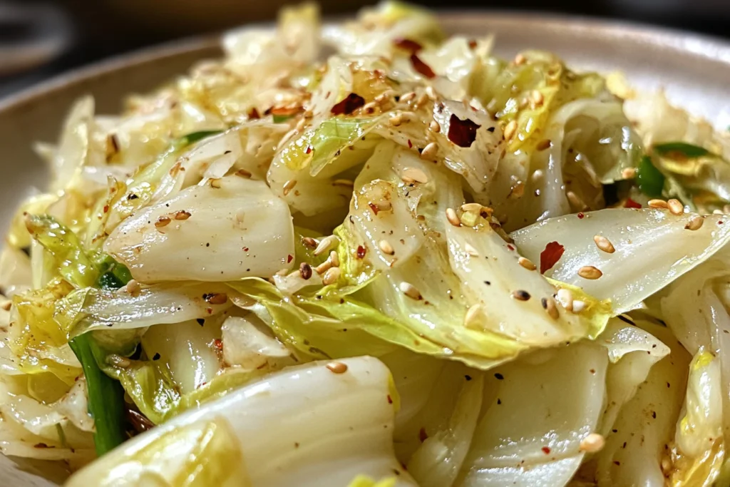 Sautéed Napa Cabbage