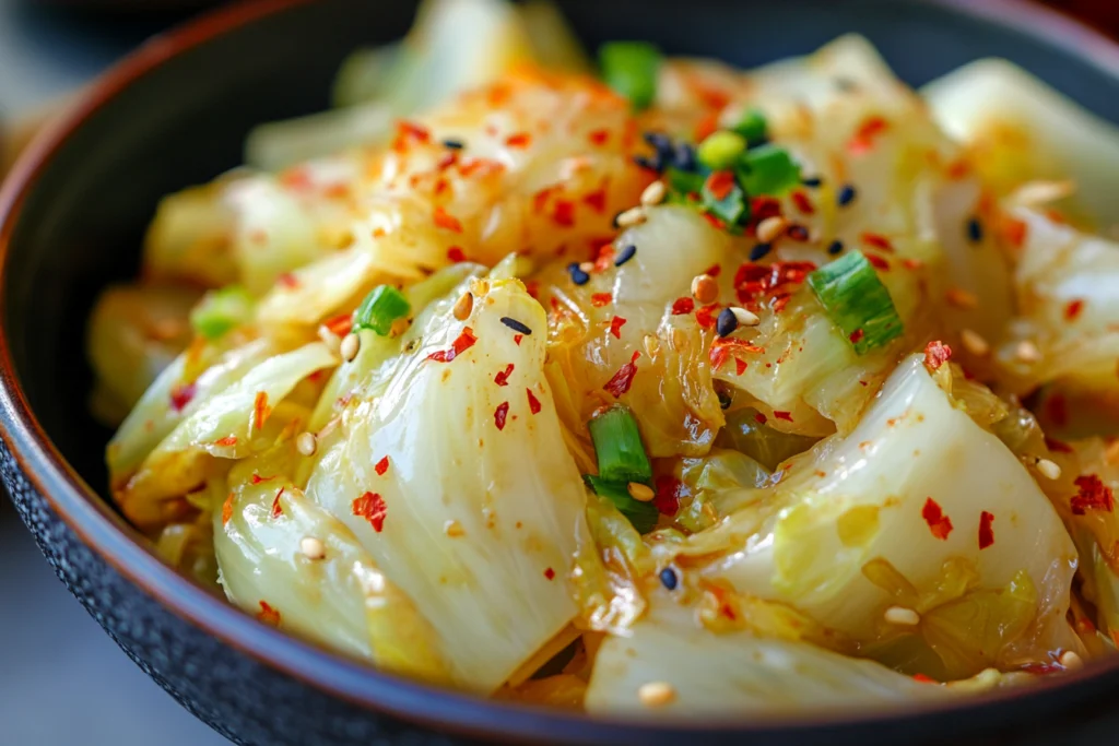 Easy Napa Cabbage recipe