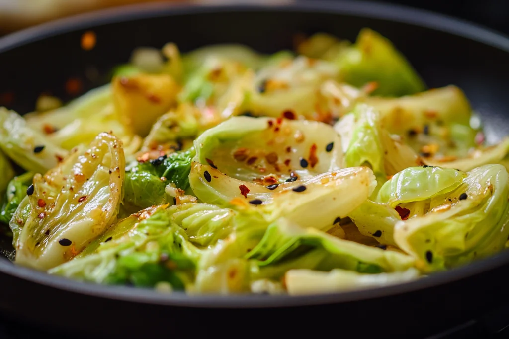 Easy Sautéed Napa Cabbage