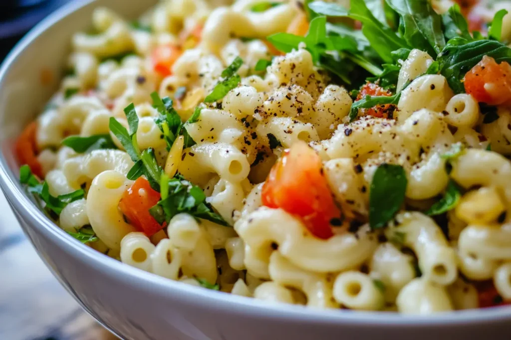 Delicious Big Mac Salad Recipe served in a black bowl